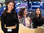 Emma Raducanu visits the New York Stock Exchange after Met Gala debut