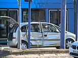Pregnant teenager fighting for her life after car ‘driven by a 15-year-old boy’ smashed into tram&nbsp;