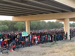 FAA BANS drone flights showing 10K migrants living in filth under Del Rio bridge