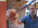 Man caught on camera repeatedly trying to damage his neighbour’s doorbell camera
