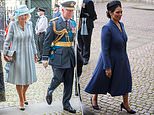 Prince Charles and the Duchess of Cornwall join Boris Johnson and Priti Patel at Battle of Britain