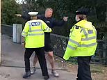 Stranded builder who fits INSULATION is held up by M25 eco-mob Insulation Britain