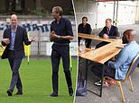 Prince William joins Peter Crouch at Dulwich Hamlet FC