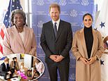 Harry and Meghan visit WTC and 9/11 Memorial with NY Gov Cathy Hochul and Bill de Blasio