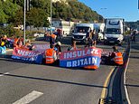 Now Insulate Britain block PORT at Dover as eco mob make a mockery of Priti Patel’s injunction
