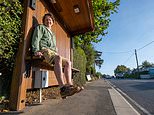 Villagers’ fury as bus stop seats are 30 INCHES high – leaving pensioners’ legs dangling in the air