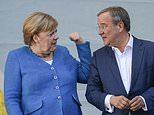 Merkel calls on voters to ‘keep Germany stable’ by picking in her would-be successor Armin Laschet