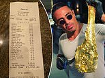 Twitter users left speechless by a receipt from Salt Bae’s new London restaurant