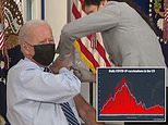 Biden gets his Pfizer COVID booster shot live on camera