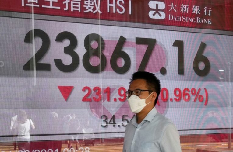 Asian shares extend losses as China worries darken sentiment