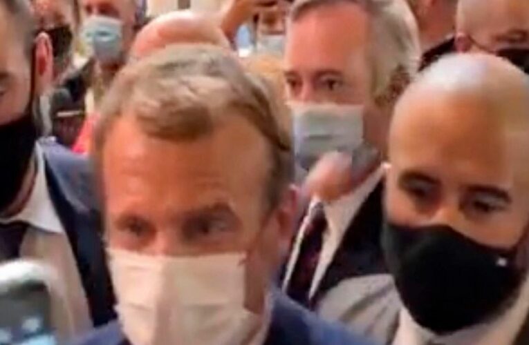Egg thrown at French President Macron during food trade fair