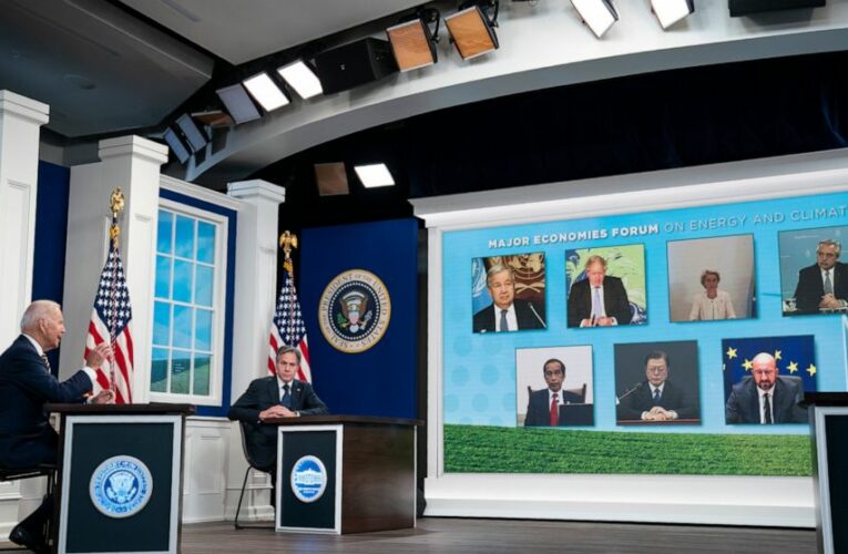 Biden, world leaders push climate action, vow methane cuts