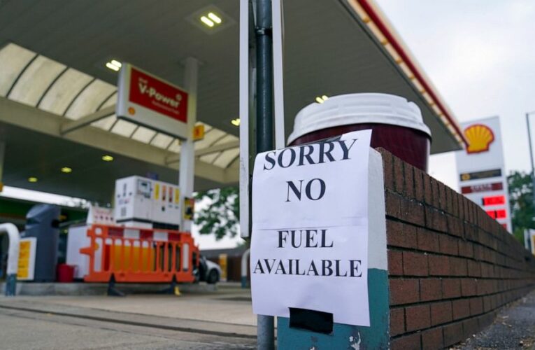 UK gas stations run dry as trucker shortage sparks hoarding