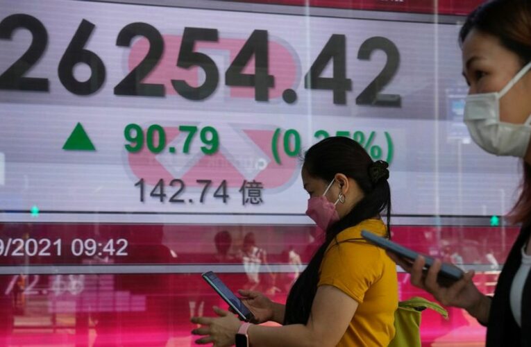 Asian stocks mixed after lackluster day on Wall Street