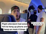 Anti-masker escorted off flight after threatening other passengers