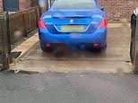 Couple order motorist who parked on their drive to pay £100 to have the car released