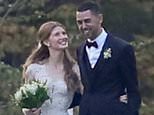 Bill and Melinda Gates walk daughter Jennifer Gates down the aisle as she marries Nayel Nassar