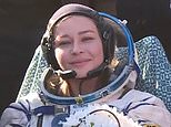 Russian moviemakers return to Earth after 12 days spent filming on the International Space Station