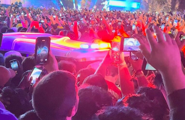 Officials say more than 300 people were treated for injuries at a field hospital at rapper Travis Scott’s Astroworld Festival