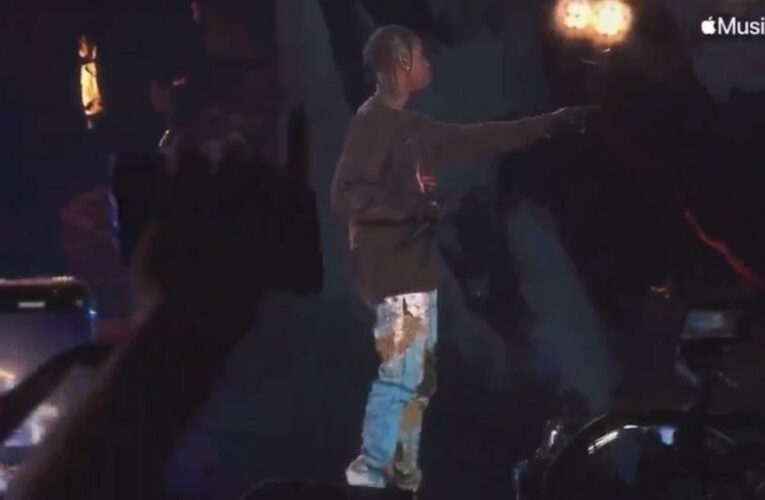 Video shows moment Travis Scott spots ambulance in crowd