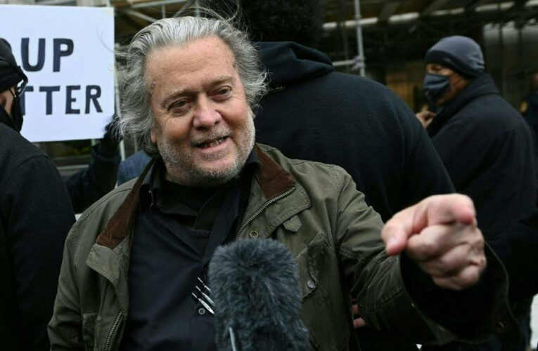 Bannon released from custody pending trial on contempt of Congress charges