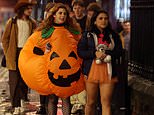 Halloween revellers have a scarily good time heading to pubs and clubs in fancy dress outfits 