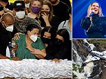 Thousands line up outside STADIUM to pay respects to Brazilian singer Marilia Mendonca