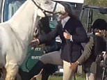 Huntswoman caught on camera kicking and slapping horse is married primary school teacher 