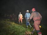Caver trapped 900ft underground in Wales is rescued ALIVE after three-day mission