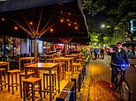 Streets in the Netherlands are deserted as curfew comes in