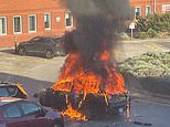 One dead, one hurt as taxi explodes at Liverpool Hospital seconds before remembrance silence begins