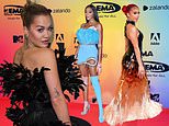 Rita Ora, Winnie Harlow and Saweetie lead the stars arriving at the MTV European Music Awards