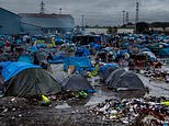 Images reveal the squalid, rubbish-strewn shanty camp where migrants wait to flee France for Britain
