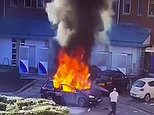 Moment Poppy Day car bomb EXPLODES: Video shows taxi stop outside Liverpool Women’s Hospital