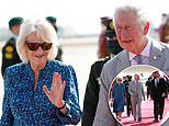 Prince Charles and Duchess of Cornwall land in Jordan ahead of a mini tour of the Middle East