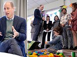 Duke of Cambridge chats with Afghan refugees evacuated to UK after Taliban takeover in Leeds hotel