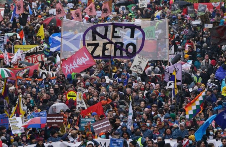 `We are watching you:’ Marchers urge faster climate action