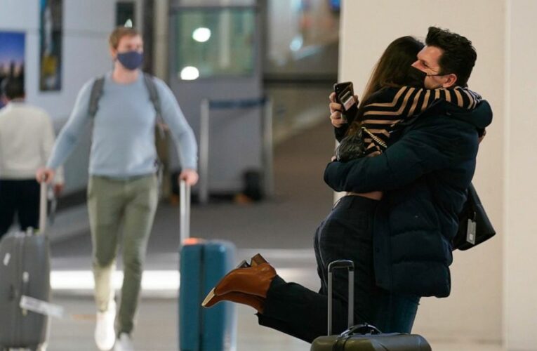 Grandparents await hugs, spouses reunite as US borders open