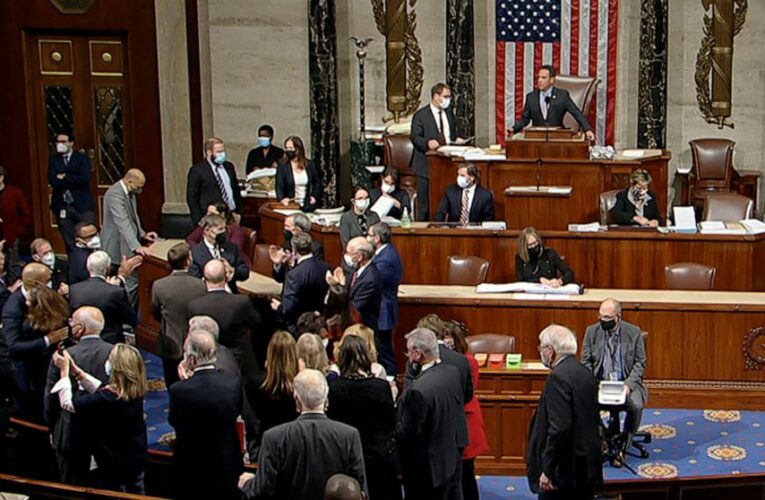 Dems end deadlock, House hands Biden infrastructure win