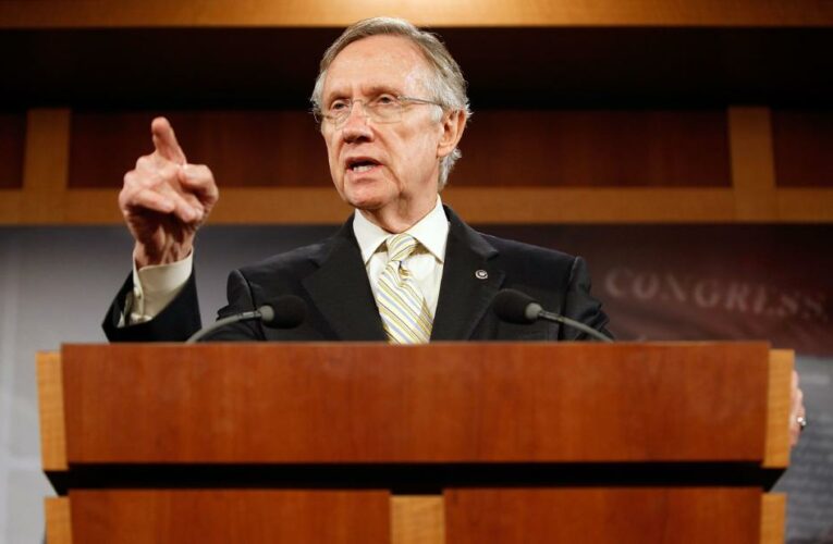 The scrappy leader from Nevada spearheaded epic legislative battles through three decades in Congress