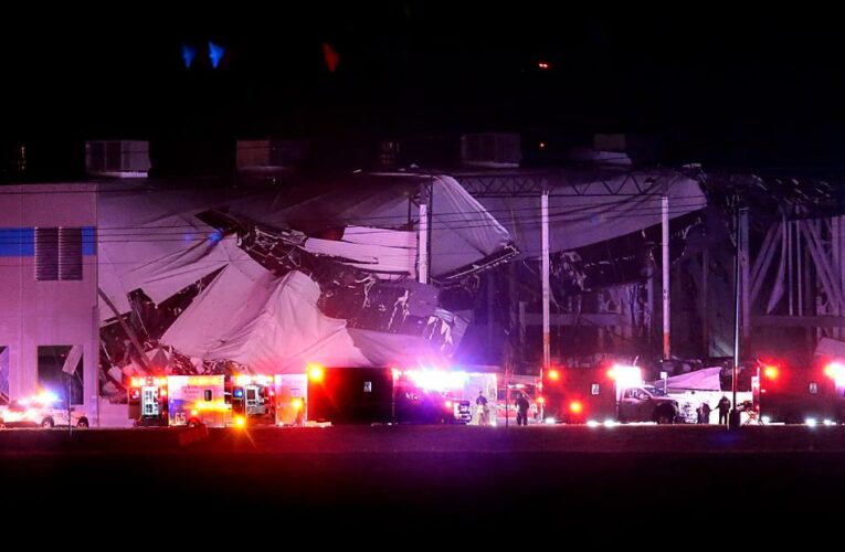 The deadly system is spawning tornadoes, causing damage across the central US and could bring widespread power outages along with heavy snow