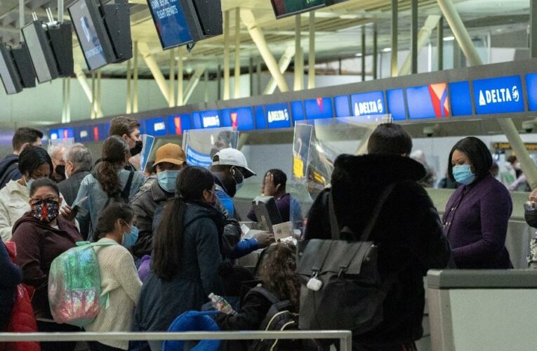 Sunday is the third day in a row of mass cancellations as workers call out sick amid the Omicron surge