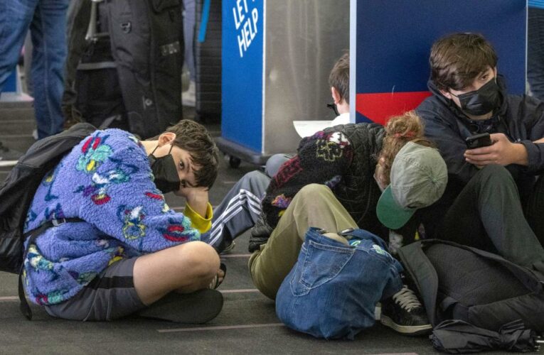 Holiday travel around the world is being disrupted as more airline staff and crew are calling out sick as the Omicron variant spreads