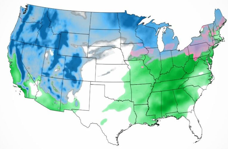 A travel nightmare is setting up from coast to coast as holiday travelers return home