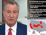 NYC Mayo de Blasio tightens COVID-19 restrictions, mandates vaccine for ALL private sector workers