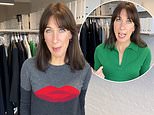 SamCam, the model! Ex-PM’s wife shows off her new knitwear collection