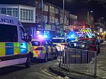 Police launch manhunt after young man is stabbed to death in Birmingham street 