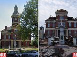 PICTURES: Before and after photos show devastation suffered after deadly twisters