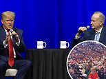 Trump praises ‘smart and sharp’ Obama during event where he said ‘love was in the air’ on Jan. 6
