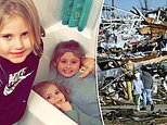 Missouri sisters pictured sheltering in bathroom before twister rolls through, killing the oldest